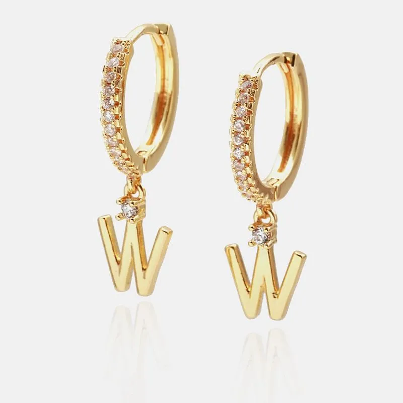 Visací W počáteční náušnice