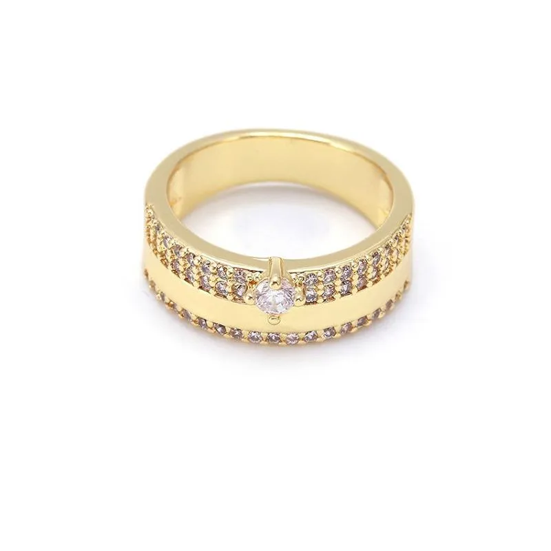 Pozlacený starožitný snubní prsten