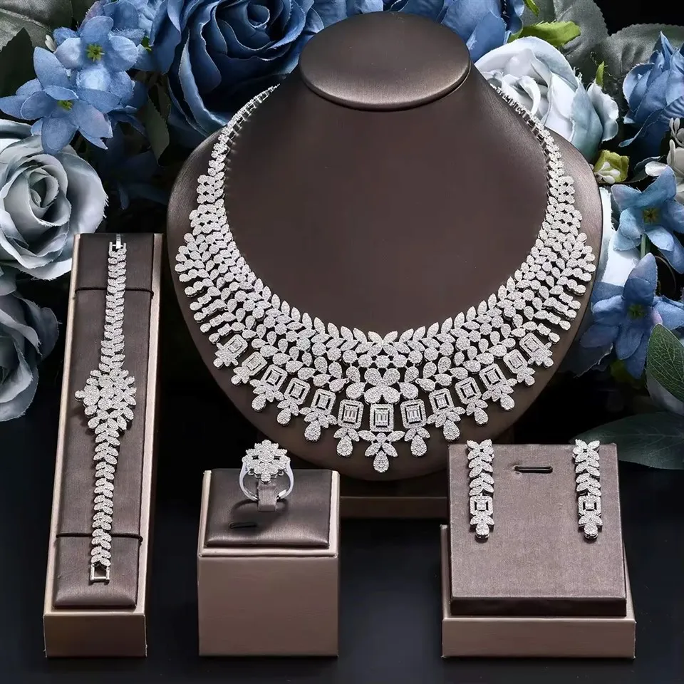 Luxusní CZ kompletní sady šperků